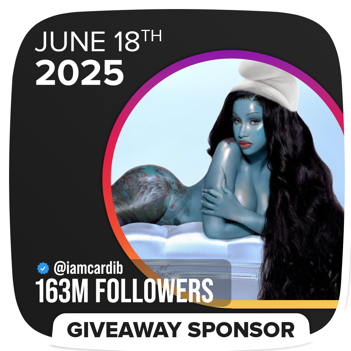 June 18th, 2025 – @iamcardib