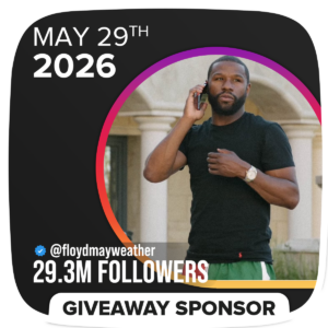 May 29th, 2026 – @floydmayweather